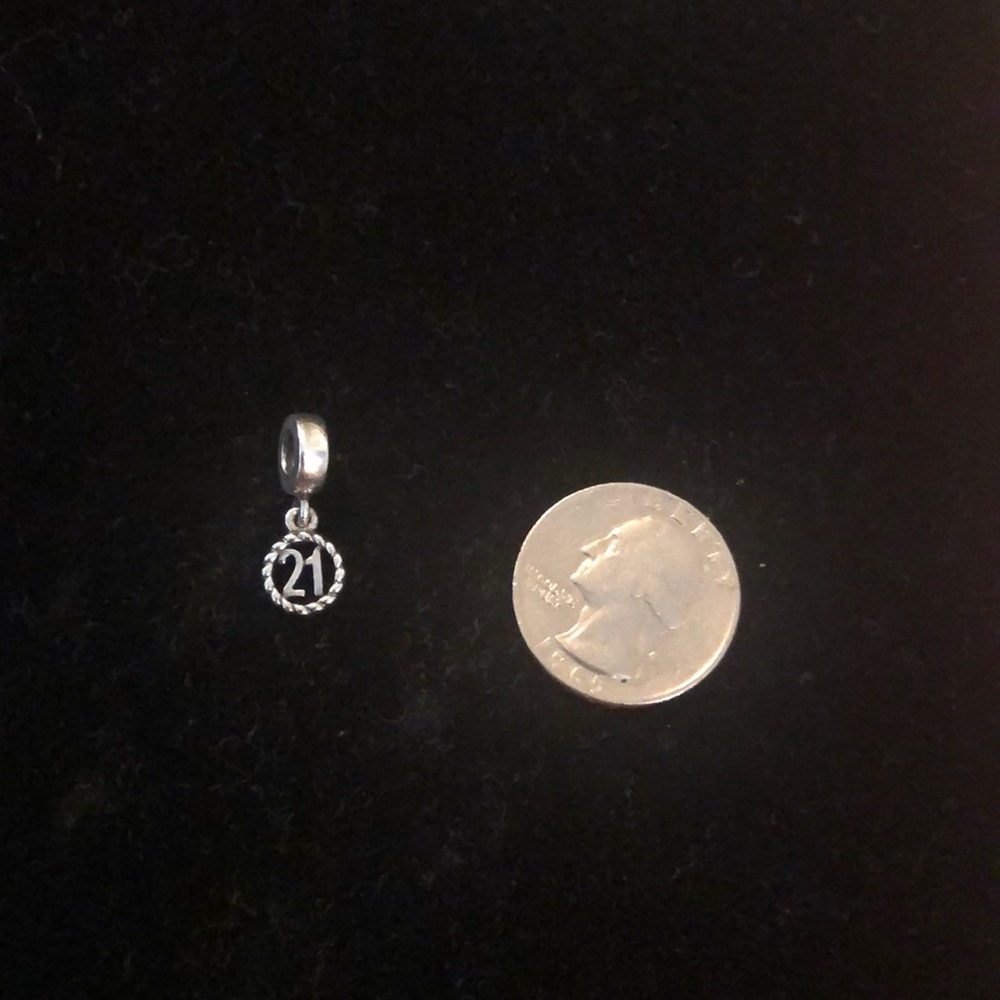 Pandora 21 birthday charm